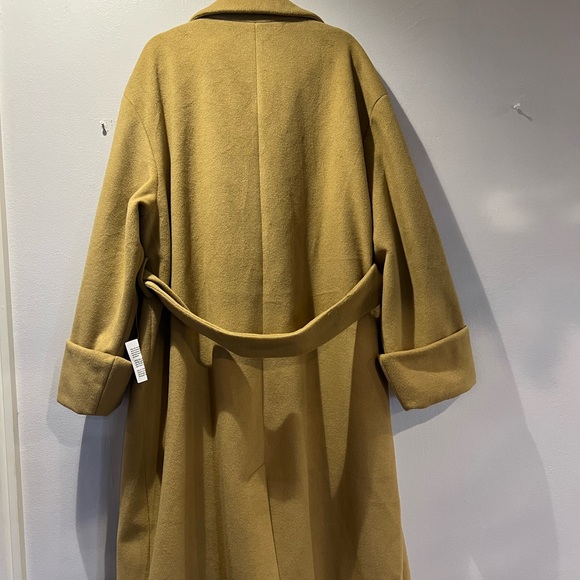 Plus size oversized light brown/camel trench coat NWT - Picture 6 of 7